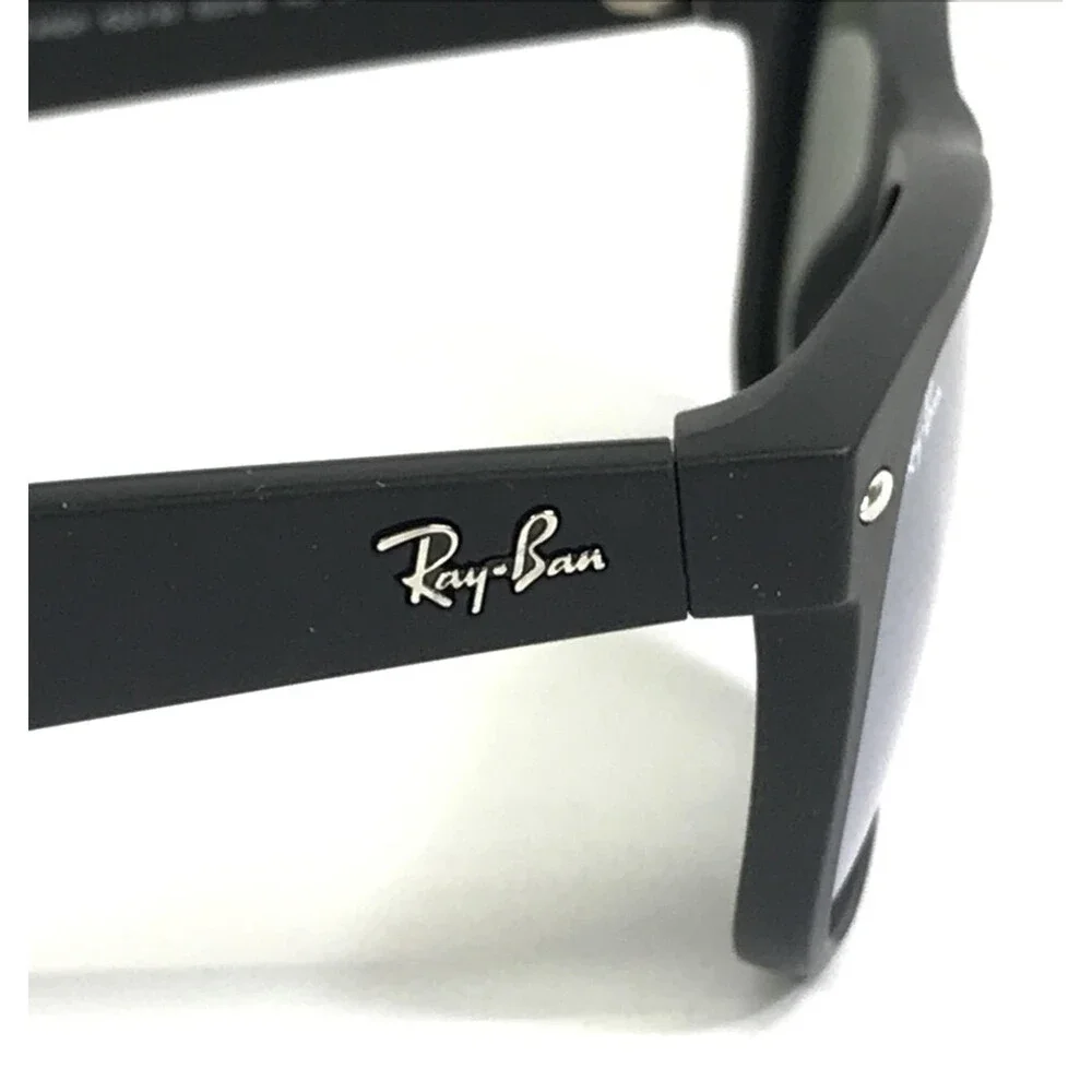 Ray-Ban Sunglasses RB2132 NEW WAYFARER 622/30 Matte Black w/ Silver Flash 55 mm